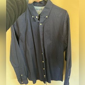 Izod button down - navy blue